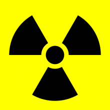 Radiation Warning Symbol. Public Domain.