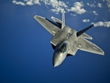 US jets are fighting ISIS—and they're getting help. US F-22 jet. Illustrative. Photo Courtesy of U.S. Air Force photo/Tech. Sgt. Michael Holzworth.