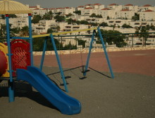 Are Jewish children at risk in Turkey? Playground set. Illustrative. By Joshua Spurlock.