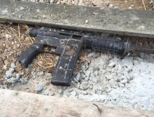 Whose side are they on? Improvised gun found in raid on Palestinian security officers who were trafficking weapons to terrorists. Photo courtesy of ISA.