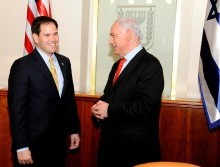 US Senator Marco Rubio and Israeli Prime Minister Benjamin Netanyahu. Illustrative. Photo Courtesy of rubio.senate.gov